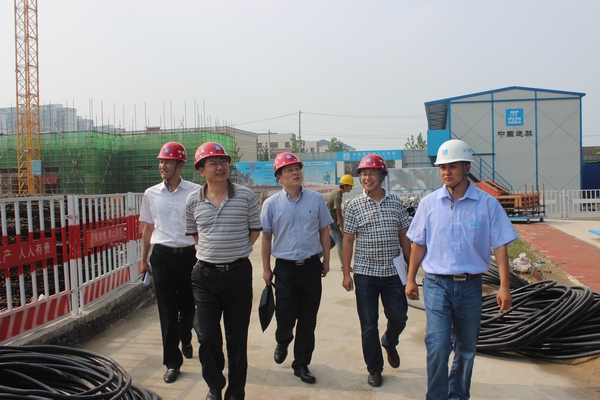詹先豪、楊曉彬一行到濱湖項(xiàng)目指導(dǎo)工作