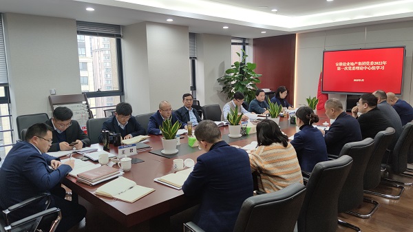 王思軍出席安徽鹽業(yè)地產集團黨委理論中心組2022年第一次集體學習