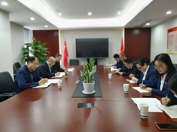 王晟督導徽鹽地產(chǎn)集團機關第一黨支部組織生活會