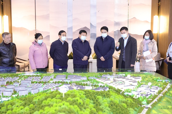 省民政廳廳長張冬云一行調(diào)研濱湖雅園項目