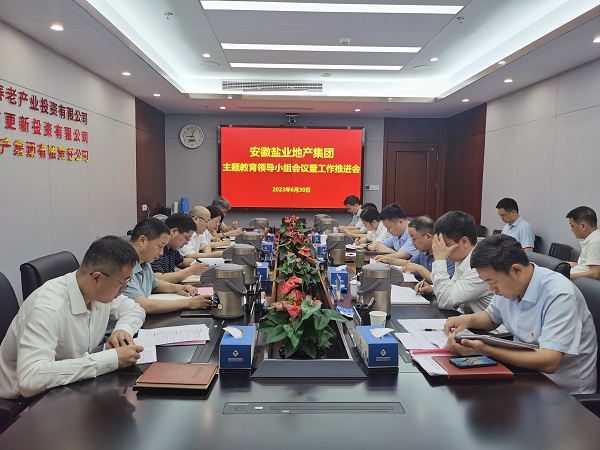 安徽鹽業(yè)地產(chǎn)集團(tuán)：從高處著眼 于細(xì)處著手 在實處著力 扎實推進(jìn)主題教育走深走實